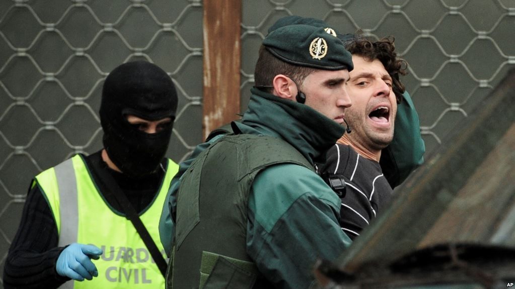 Daniel Pastor, presunto miembro del grupo armado separatista vasco. Un año después de matar a un agente de policía francés en París, en marzo de 2010, ETA anunció que renunciaba a la violencia.