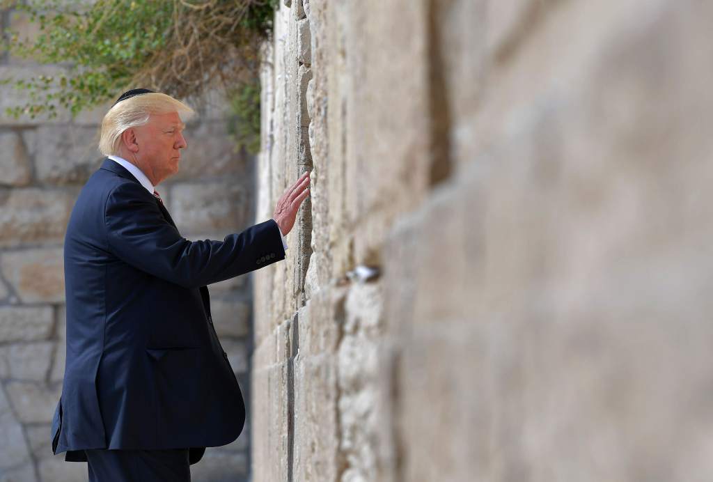 El presidente Trump ya está en Israel
