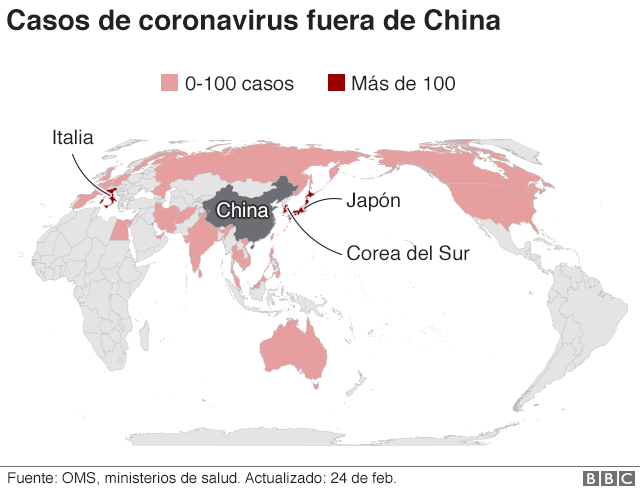 Mapa de Coronavirus