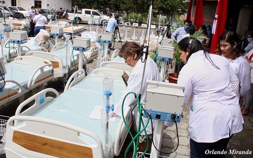 Gobierno de Daniel Ortega adquirió equipamiento médico para atender a pacientes con Covid-19 