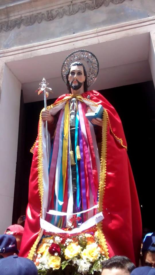 Misa en celebracion de Santiago en Jinotepe 