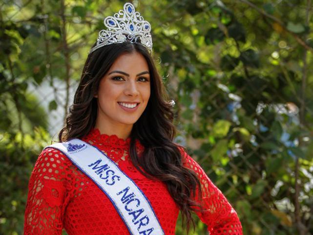 Adriana Paniagua, Miss Nicaragua-imagen tomada de "Metro"