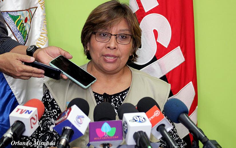 Martha Reyes, ministra de salud Nicaragua