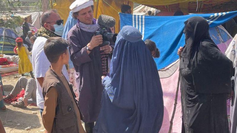 Jorge Said entrevistó a varias mujeres afganas que le aseguraron estar aterrorizadas ante la toma de poder del Talibán. Foto BBC 