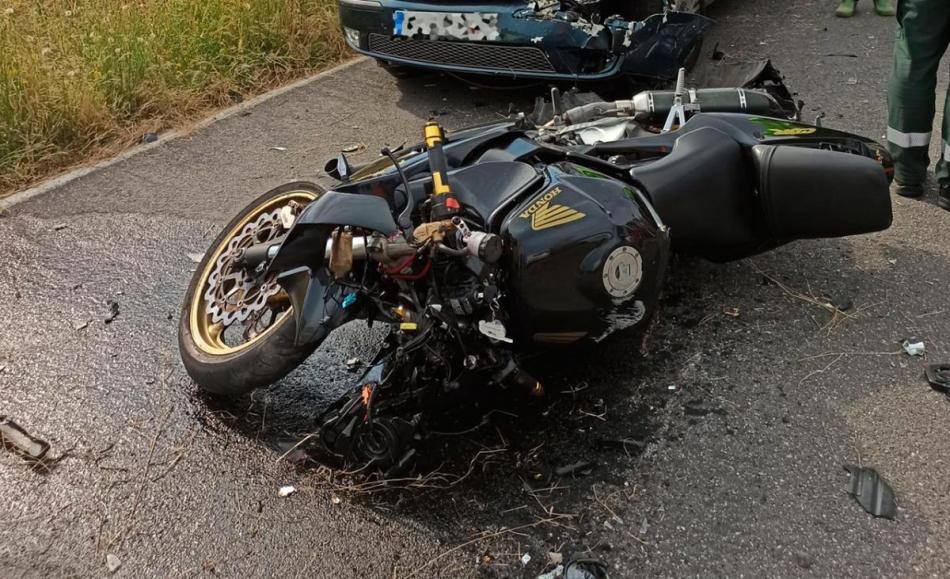 Accidente motociclista/imagen de referencia