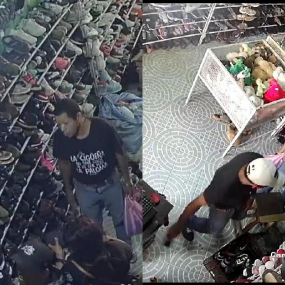 Roban celular en tienda de zapatos del mercado de Jinotepe
