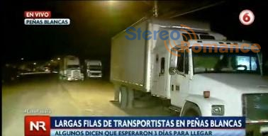 Costa Rica ha regresado a 30 transportistas de carga, por dar positivo a Covid-19