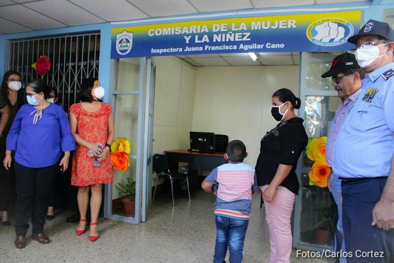 Relanzamiento de la Comisaria de la Mujer en Jinotepe/imagen tomadada de 19 digital