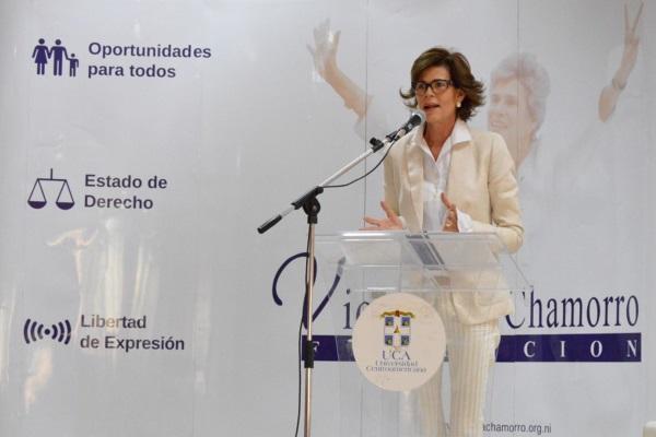 Cristiana Chamorro ya no dirige la Fundación Violeta Barrios 
