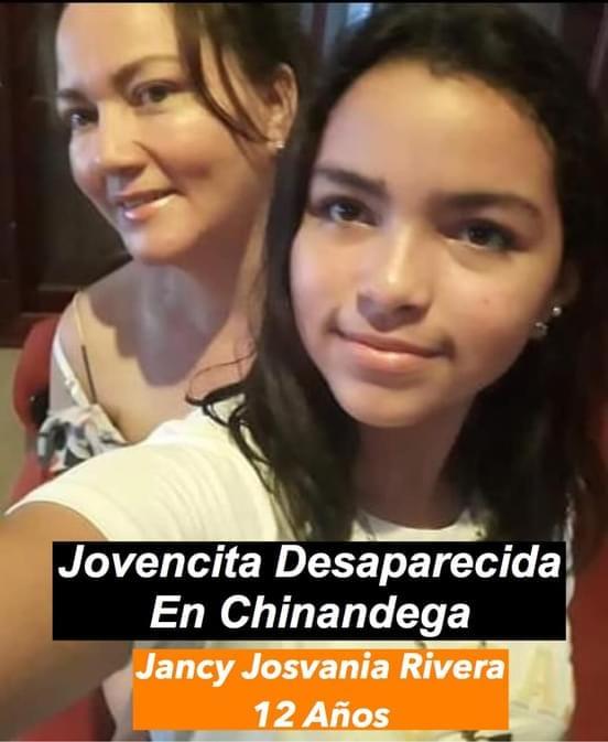 Buscan a adolescente extraviada en Chinandega