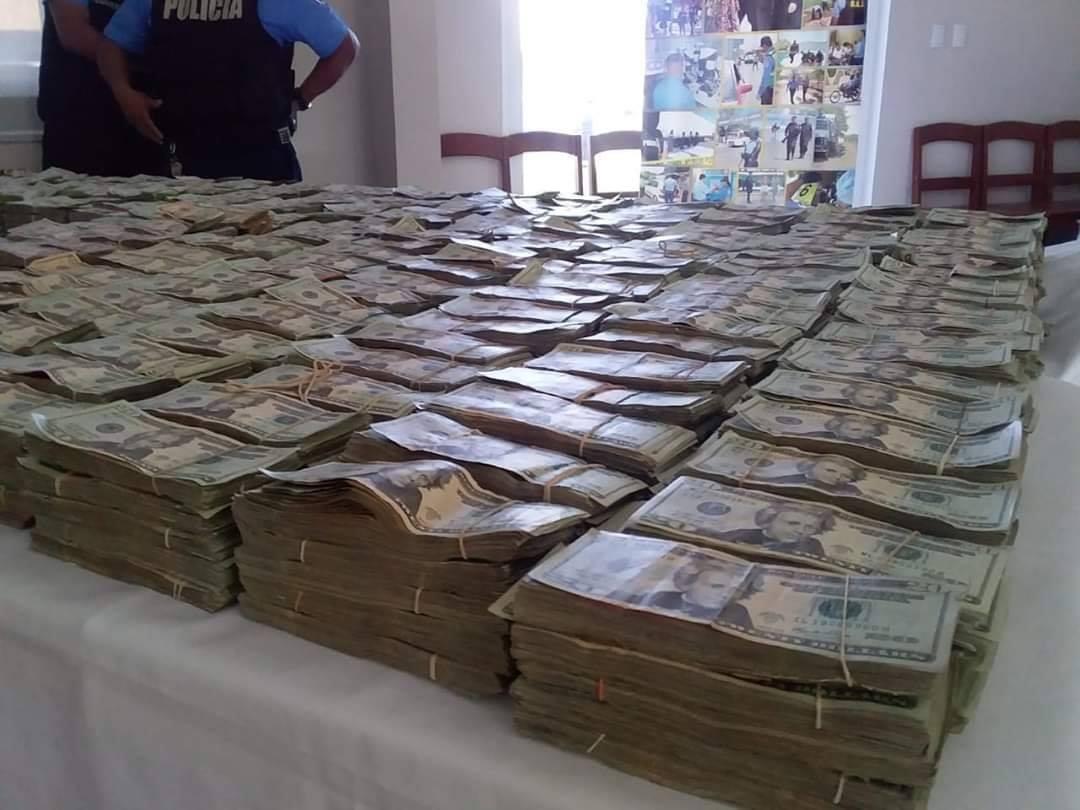Policía de Nicaragua decomisa 2.5 millones de dólares