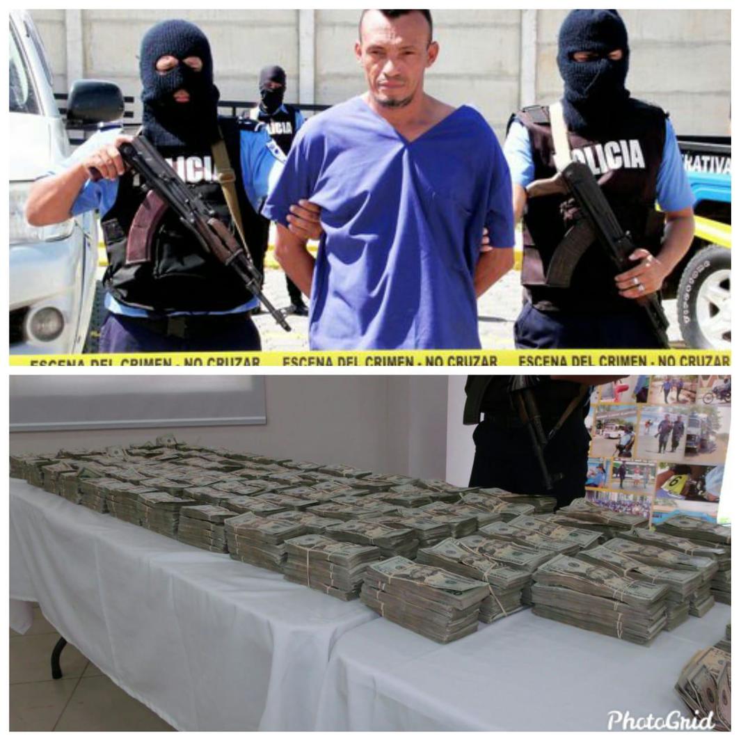 Policía nacional captura a hondureño  con más  800 mil dólares 