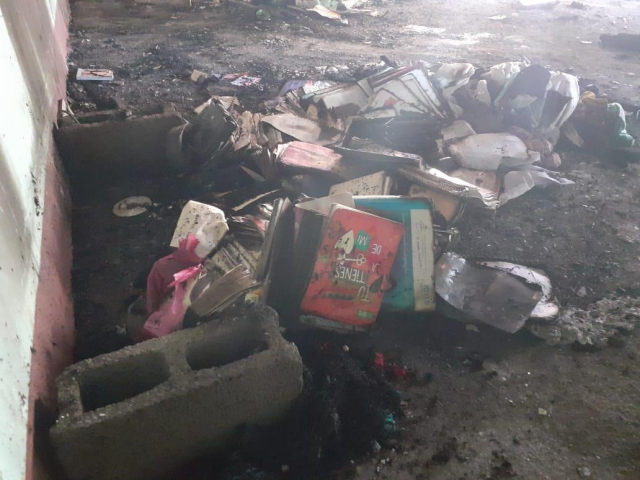Incendio deja en escombros la casa de comerciantes de piñatas del mercado de Masaya