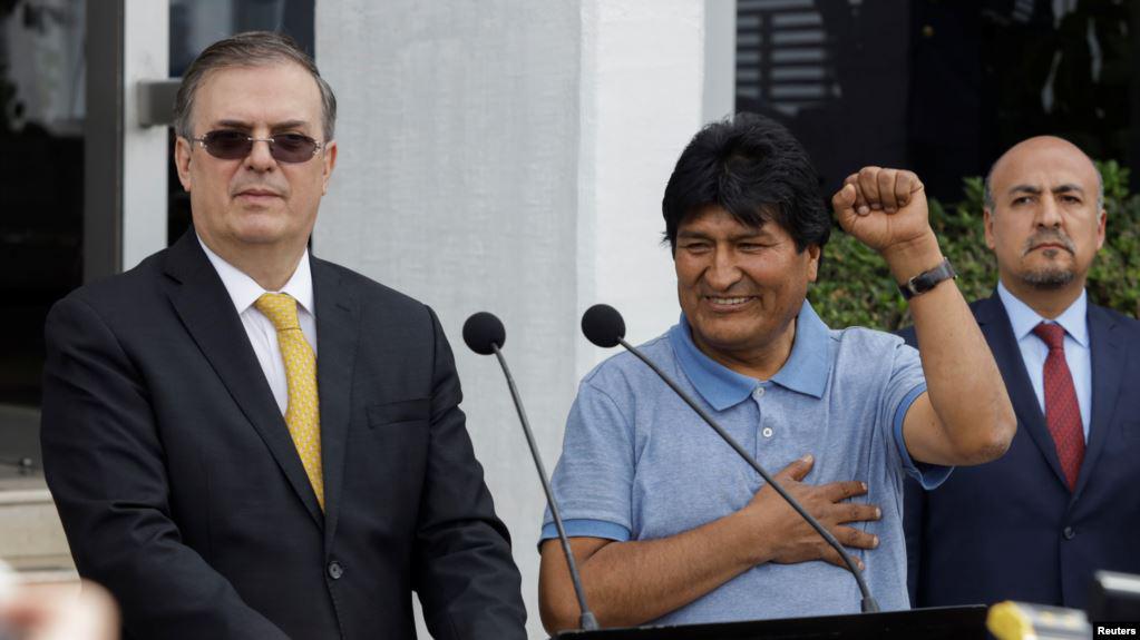 Evo Morales llega a México/Imagen tomada de la  Voz de América