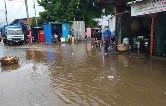 Luvias provocaron inundaciones en Masaya/imagen de Mileydi Trujillo 