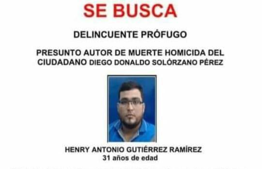 Circulan imagen del presunto asesino del hermano de monseñor Jorge Solórzano
