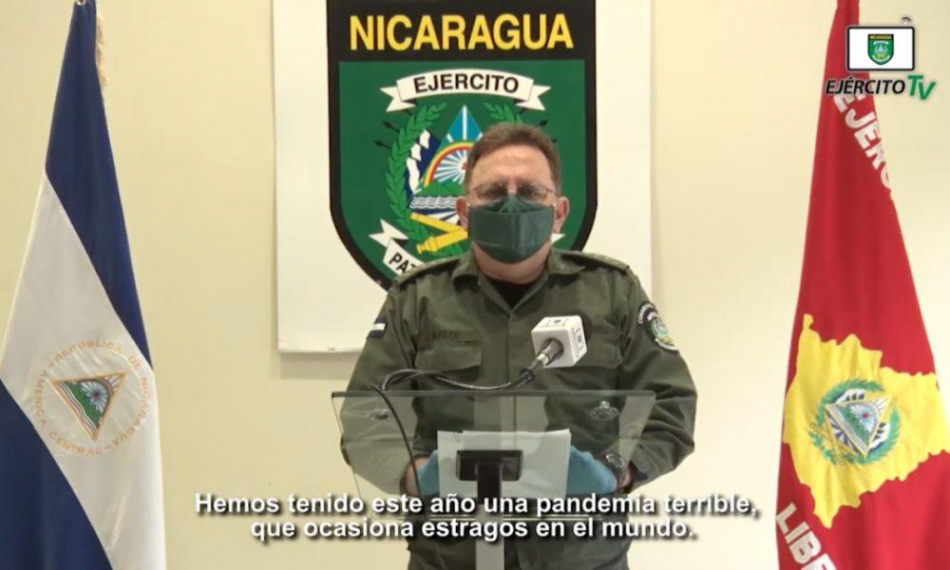 Jefe del Ejército de Nicaragua preocupado por efectos del coronavirus en el país,