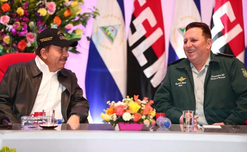 Ortega le otorga cinco años más a Julio Cesar Avilés como Comandante en Jefe del Ejército/Imagen tomada de Confidencial