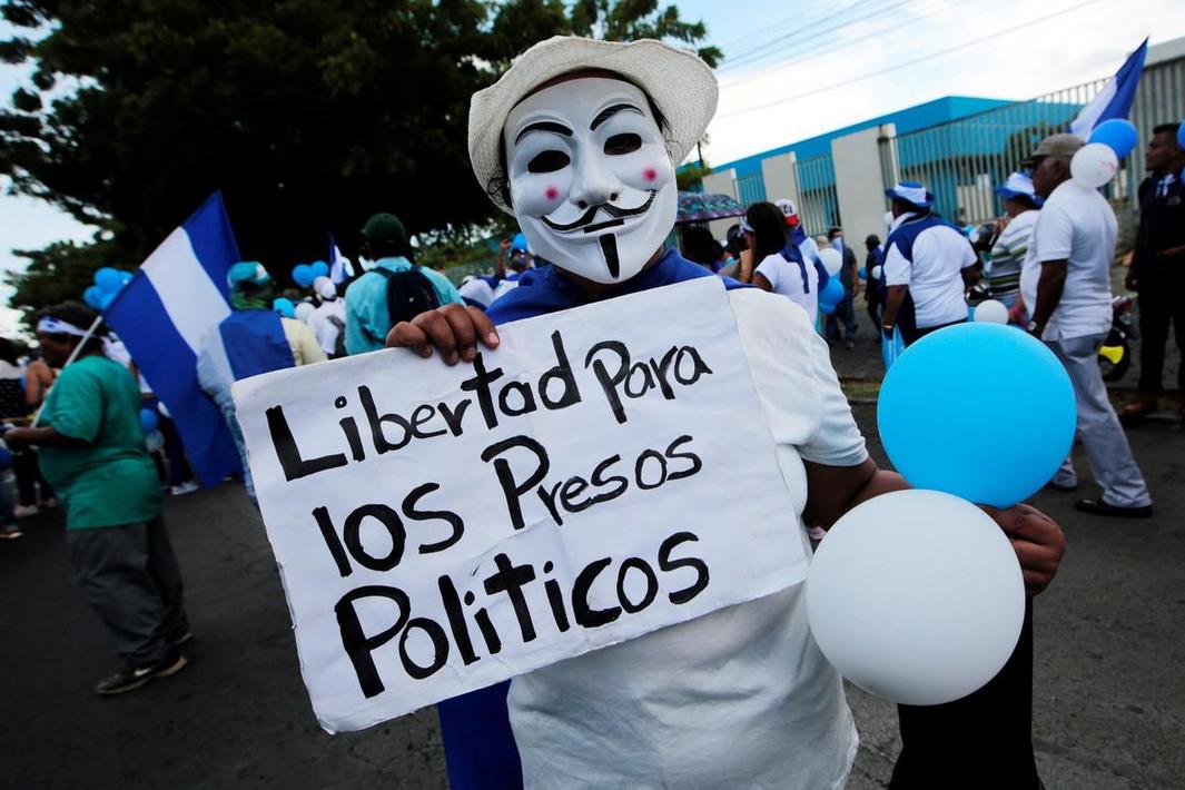 Nicaragüenses exigen libertad de los presos políticos-imagen tomada de  La Libertad