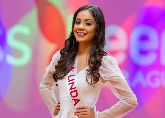 Linda García, primera finalista de Miss Teen Nicaragua 2020