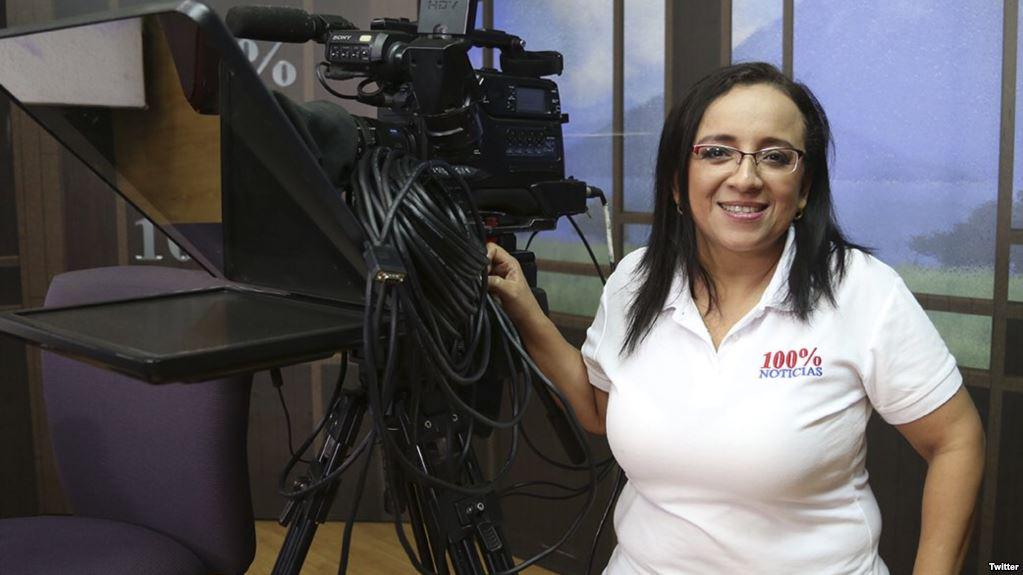 La jefa de prensa del canal 100 % Noticias, Lucía Pineda Abau, fue arrestada el viernes 21 de diciembre de 2018 por orden del gobierno de Nicaragua.