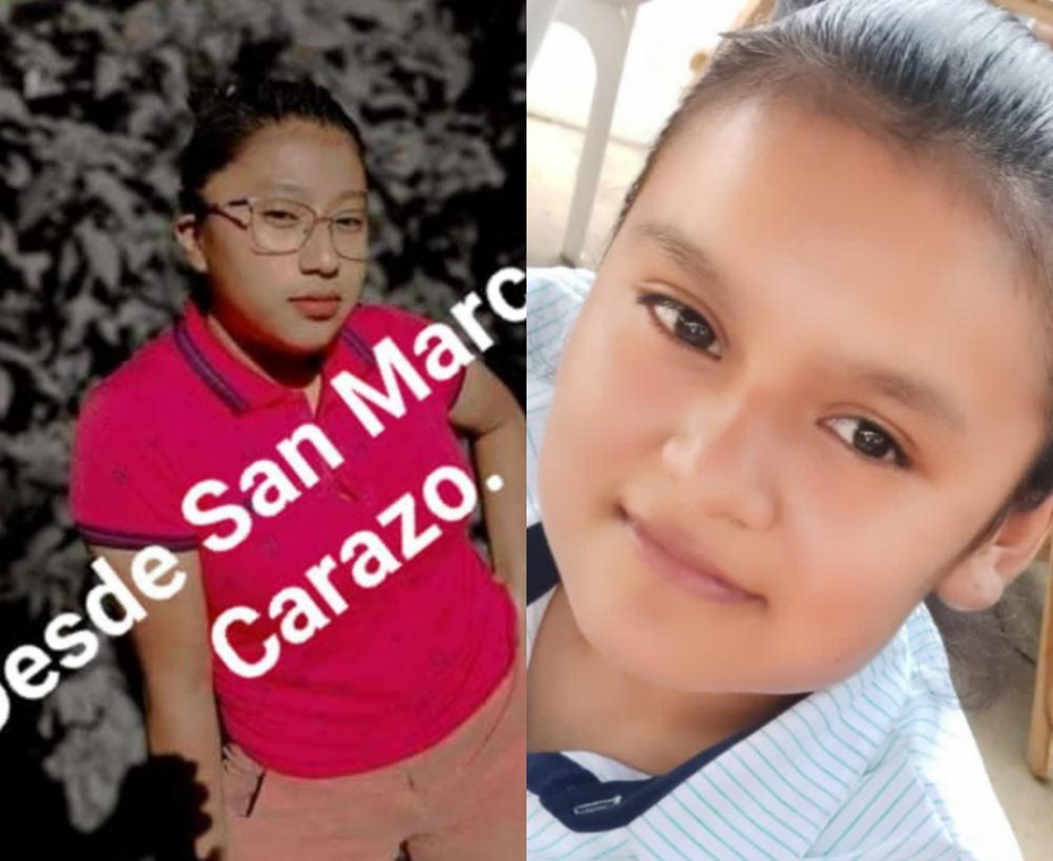 Carazo: adolescentes se encuentran desaparecidas desde hace cuatro días 