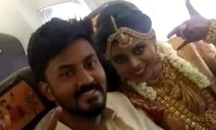 India: pareja celebra su boda en un avión para evitar restricciones anticovid