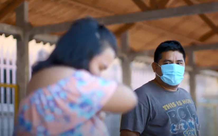 Personas usando mascarillas en Nicaragua/imagen de referencia