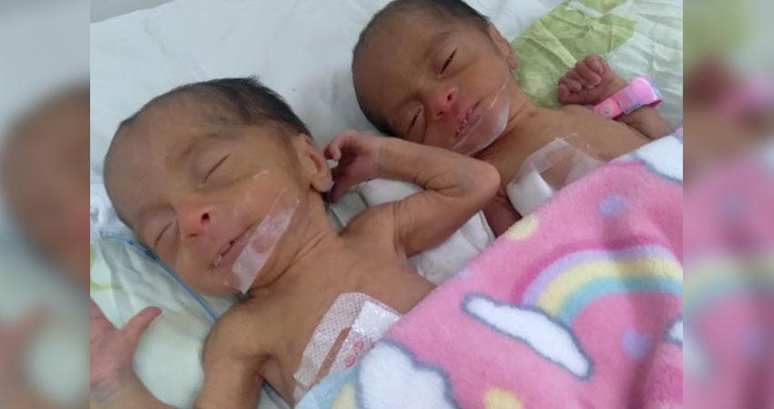 Las bebés se encuentran internadas en el hospital San Juan de Dios de Estelí.