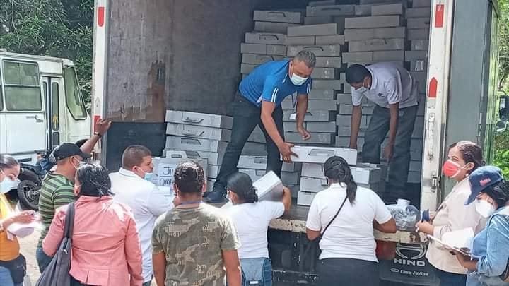 Material electoral llega a Carazo