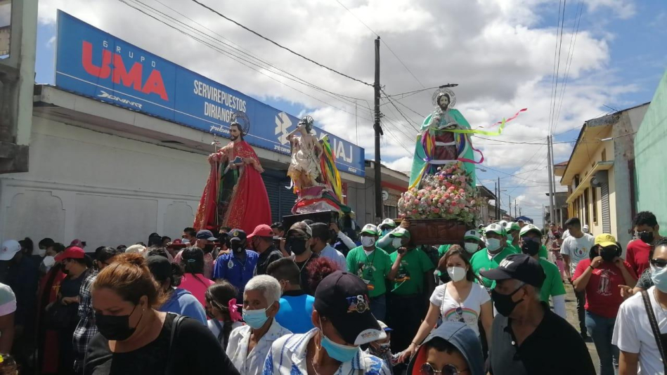 Fiestas patronales de Diriamba dan por concluidas con la tradicional dejada de los Santos 