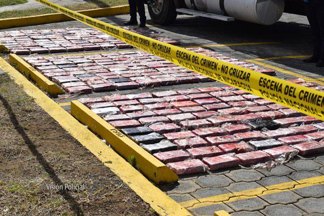 Policía incauta droga valorada en 13 millones de dólares en Rivas