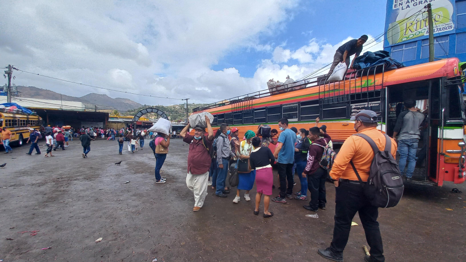 Terminal de transporte interurbano en Matagalpa, caos y desorden que perdura por años