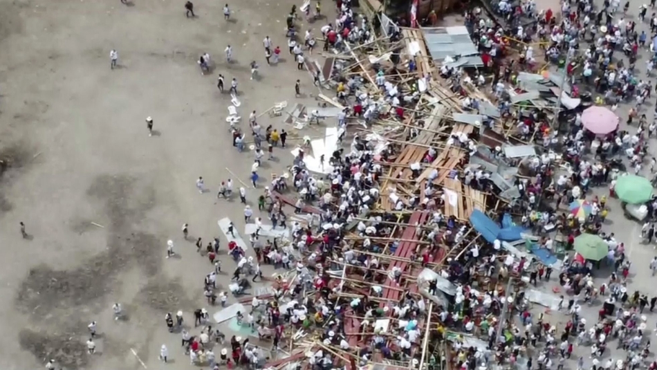 Al menos 320 heridos, 4 muertos en Plaza de toros en Colombia 