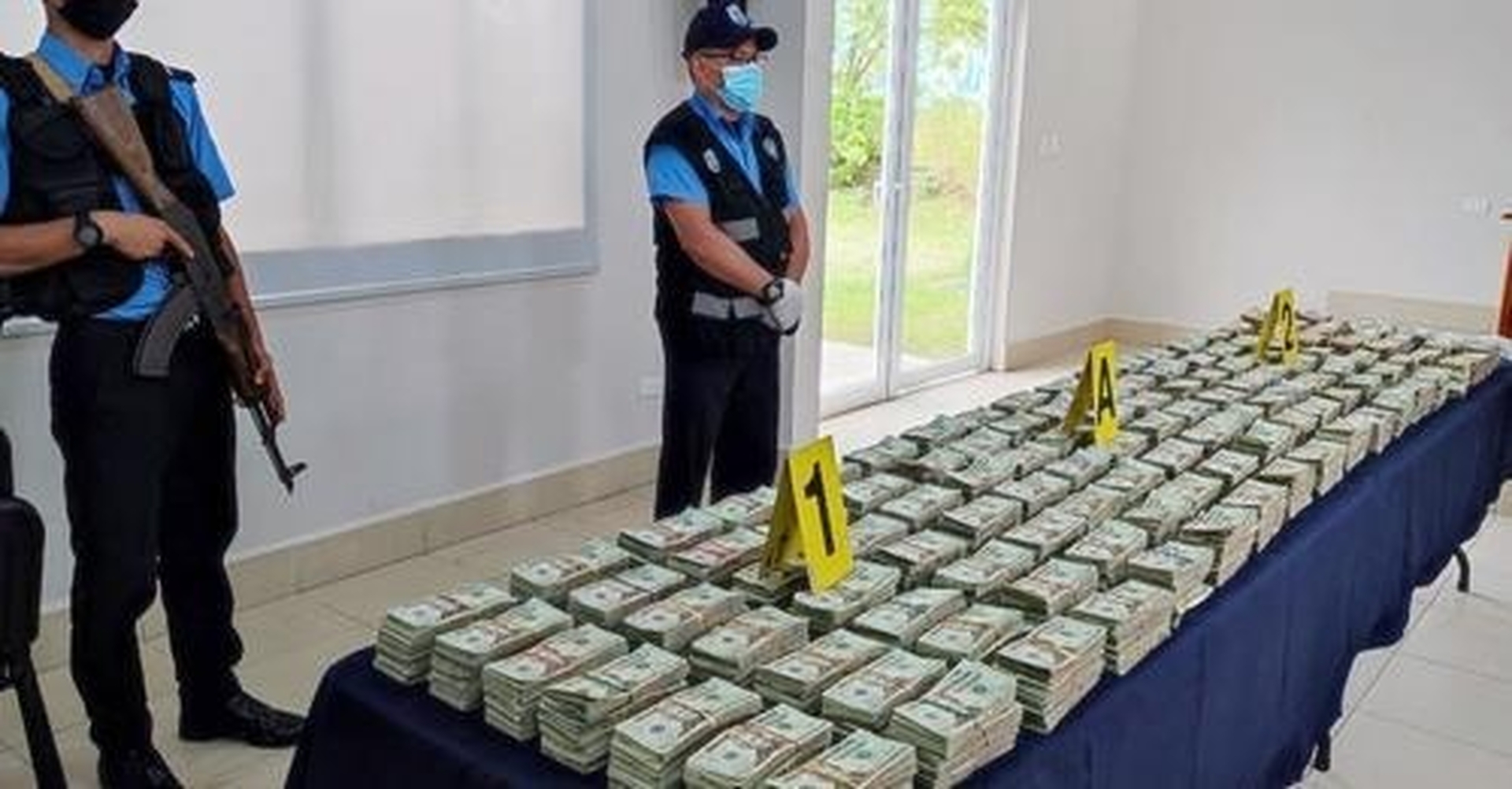 Policía de Nicaragua incauta más de un millón de dólares en Nindirí