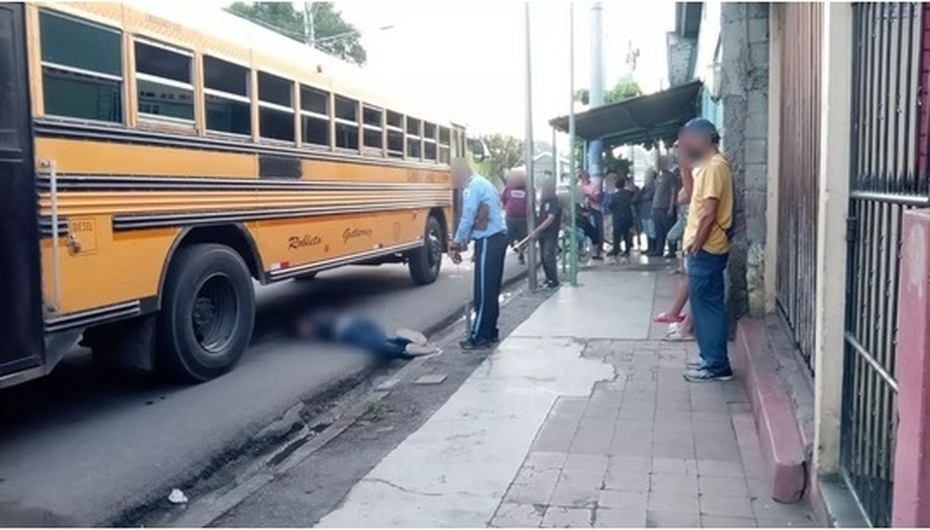 Peatón fallece al pasarle llantas de bus en sector de Santa Ana en Managua