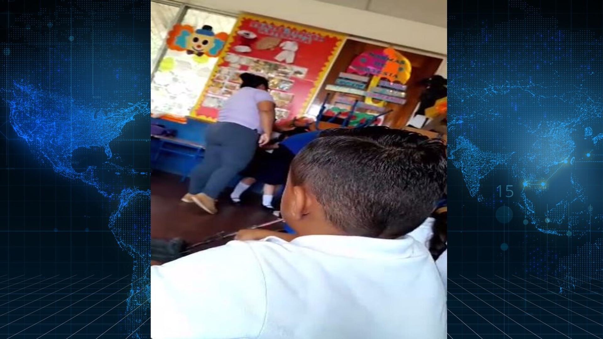 Esto sucedió en la Escuela Juan Maria Duarte Fernández del municipio de Camoapa, en el  departamento de Boaco.