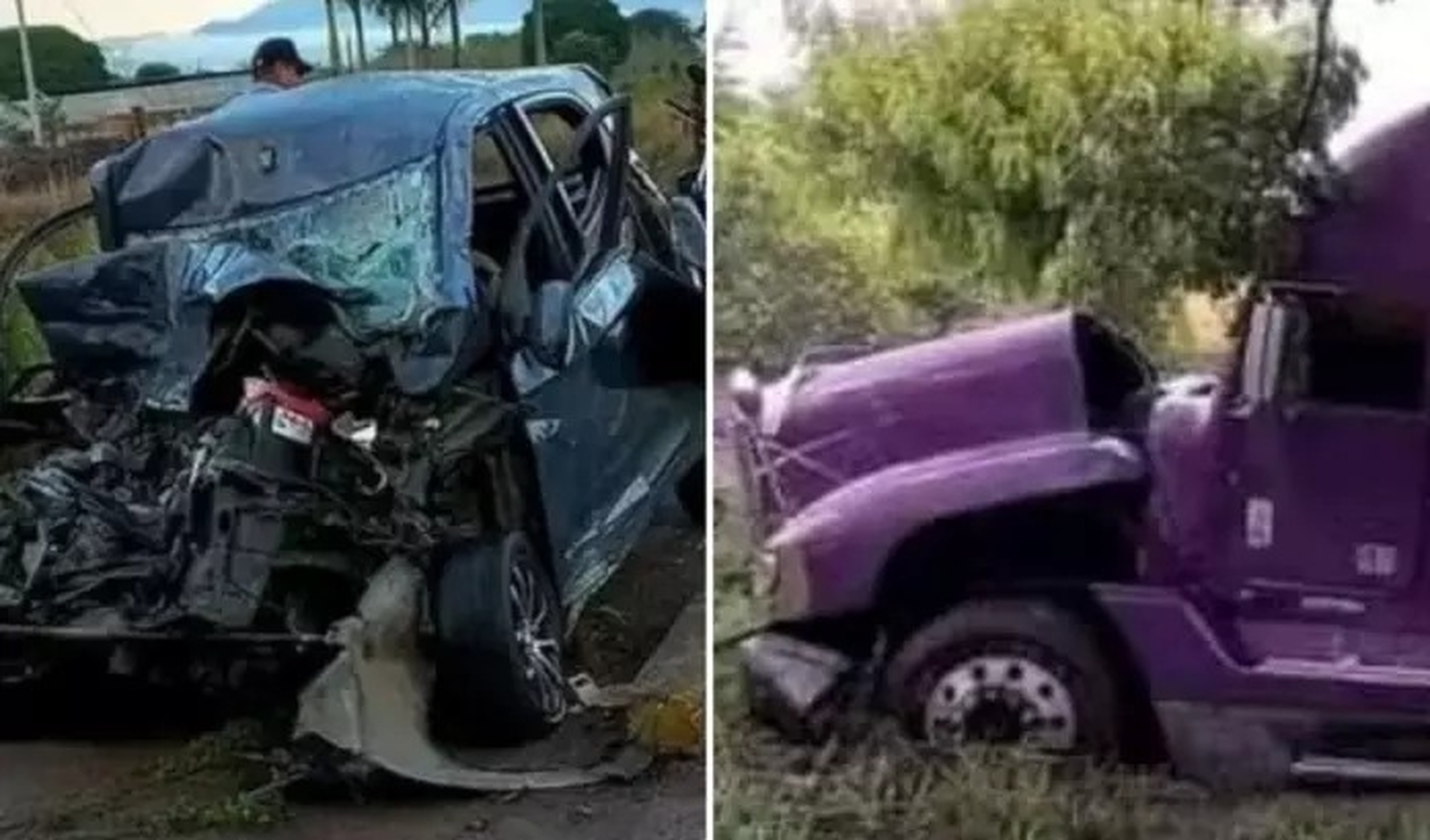 Conductor de auto murió al invadir carril y chocar contra cabezal en Sébaco