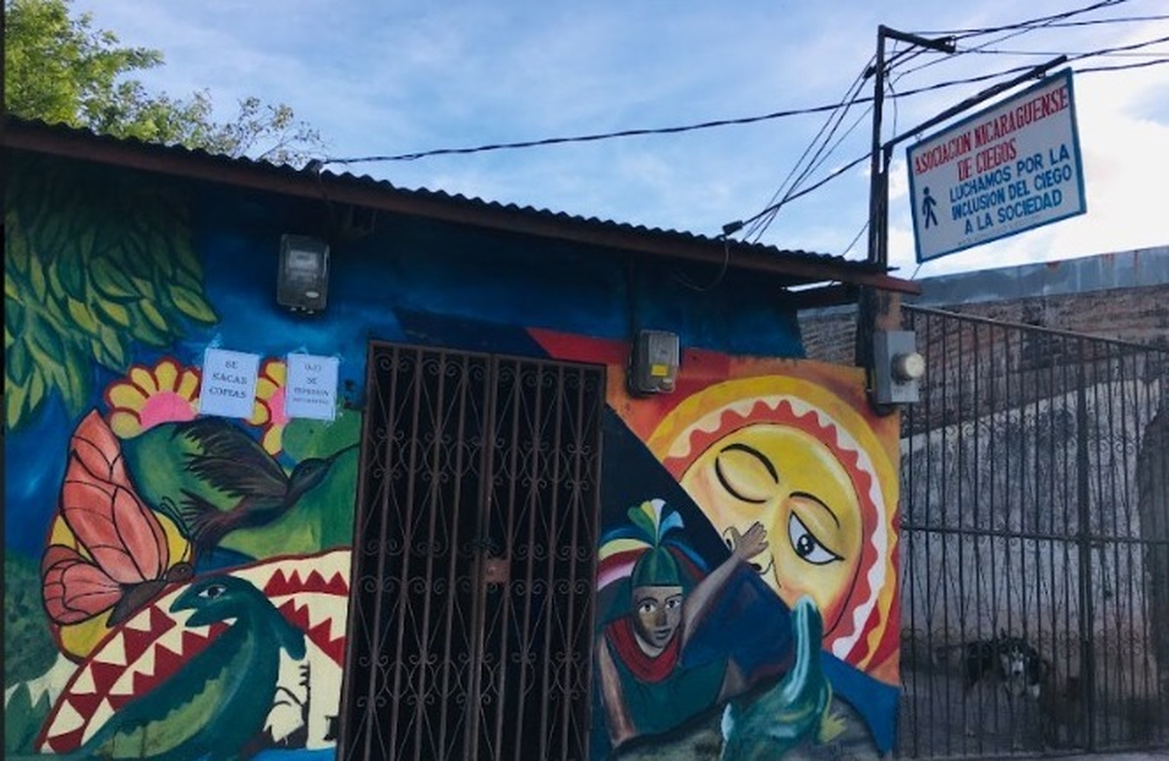 Las instalaciones de la Asociación de Ciegos se ubican en el barrio Alfredo Lazo, de Estelí.