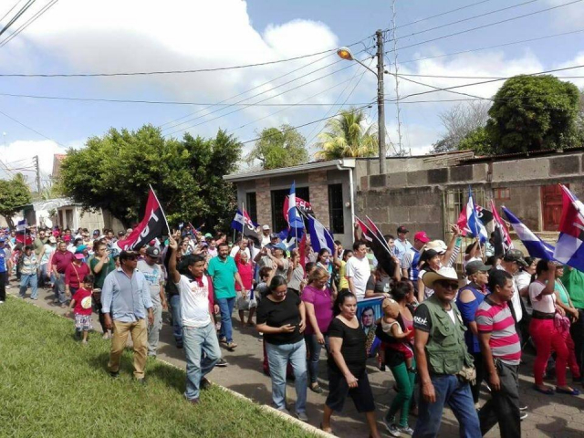 Marcha en Jinotepe !Nicaragua te soñamos grande!