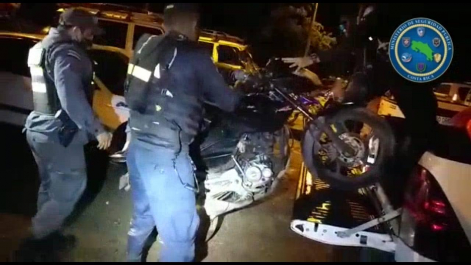 Policía tica decomisa motos en las que trasladaban a nicas ilegalmente