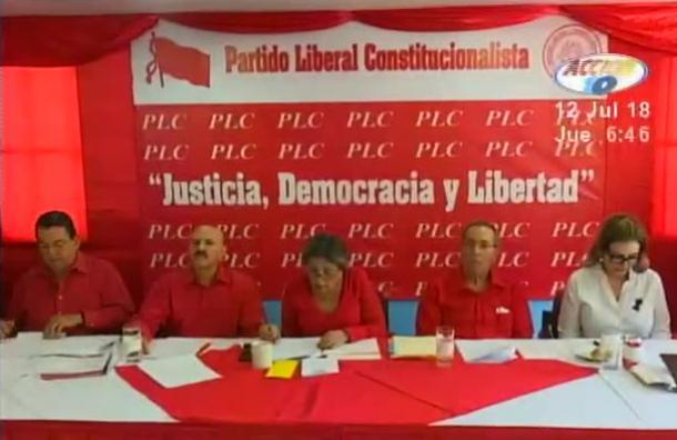 Partido Liberal Constitucional presenta propuesta a la presidencia/imagen de referencia tomada de canal 10