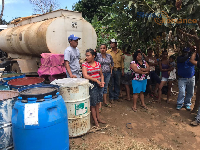 Pobladores de un asentamiento jinotepino claman por agua potable 