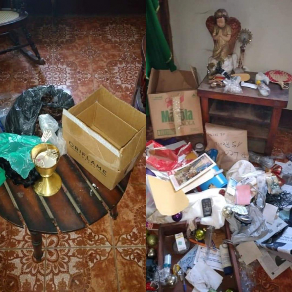 Roban 80 mil córdobas de la parroquia Nuestra Señora de Candelaria y destruyen objetos religiosos
