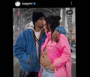Rihanna comparte las primeras imágenes de su embarazo 