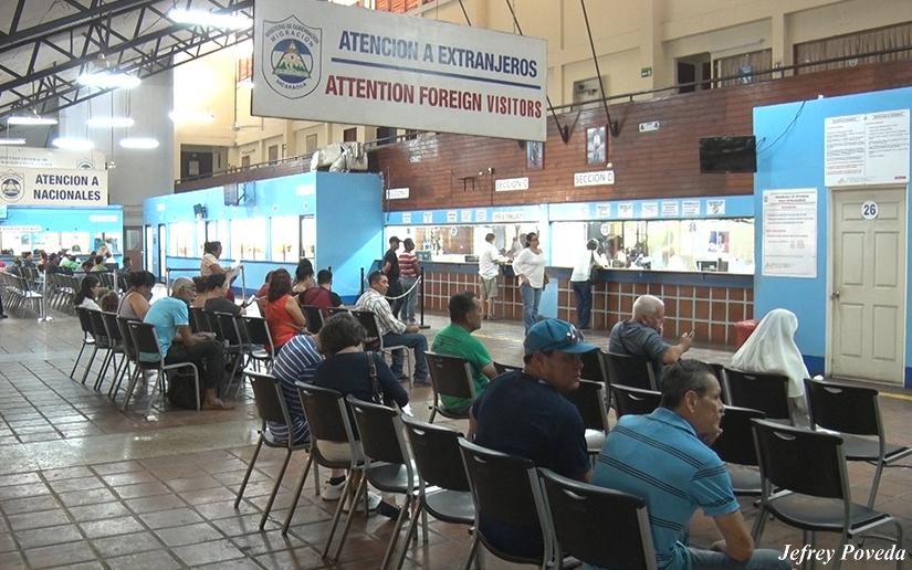 Servicios migratorios en Nicaragua/imagen tomada de 19 Digital
