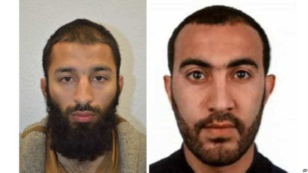 Khuram Shazad Butt y Rachid Redouane son los nombres de dos de los atacantes en el centro de Londres el sábado en la noche. El grupo extremista Estado Islámico reclamó la autoría del ataque.