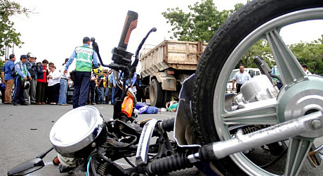Triple colisión deja una fallecida y dos lesionados en Managua