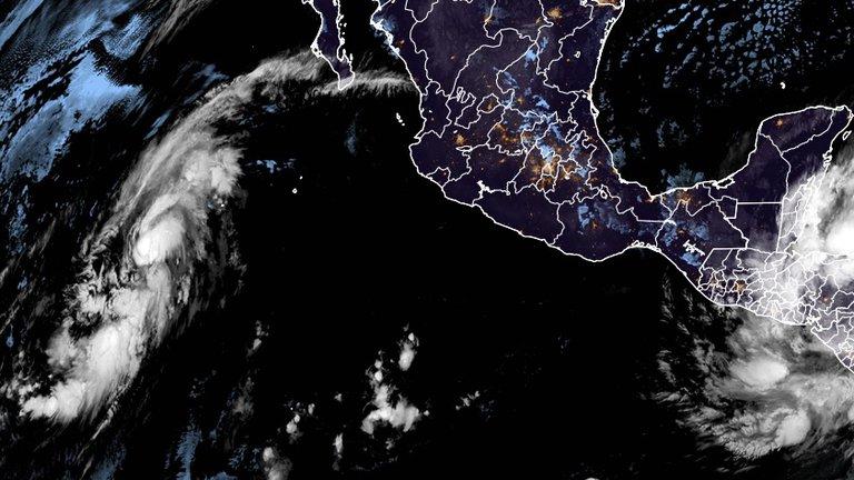 Tormenta tropical Odalys amenaza el pacífico